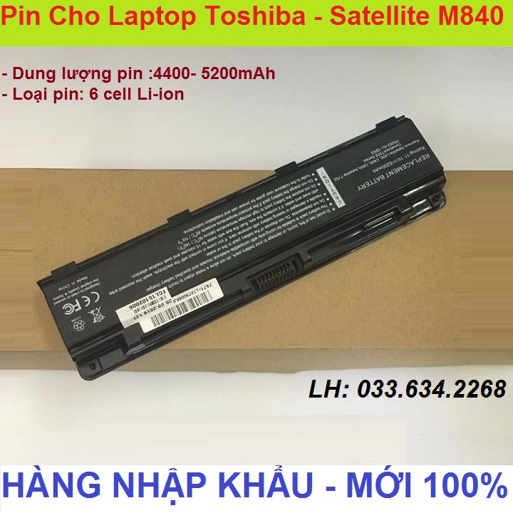 Pin Laptop Toshiba Satellite M840 - Pin Laptop M840