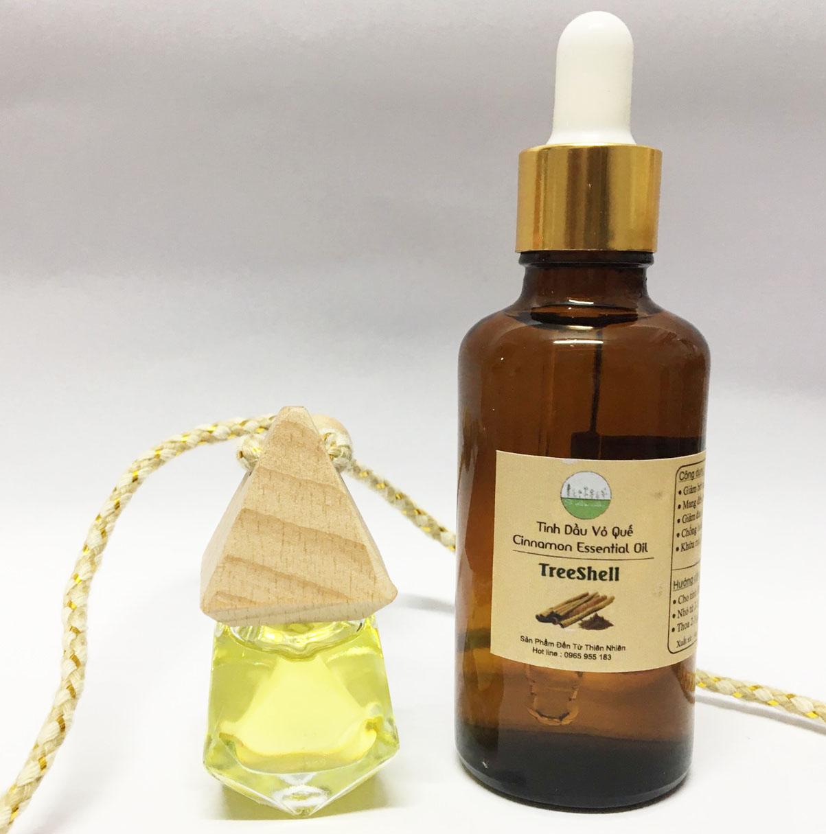 Combo 1 Chai Tinh dầu Quế 50ml và khuếch tán 8ml tuthiennhien