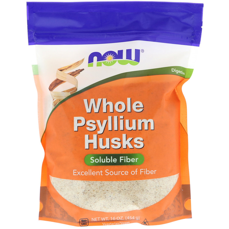 Bột mã đề Whole Psyllium Husks, chất xơ hòa tan 454g