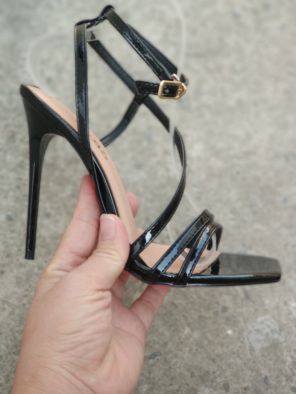 Sandal cao gót dây chéo sang chảnh 9cm - 11cm