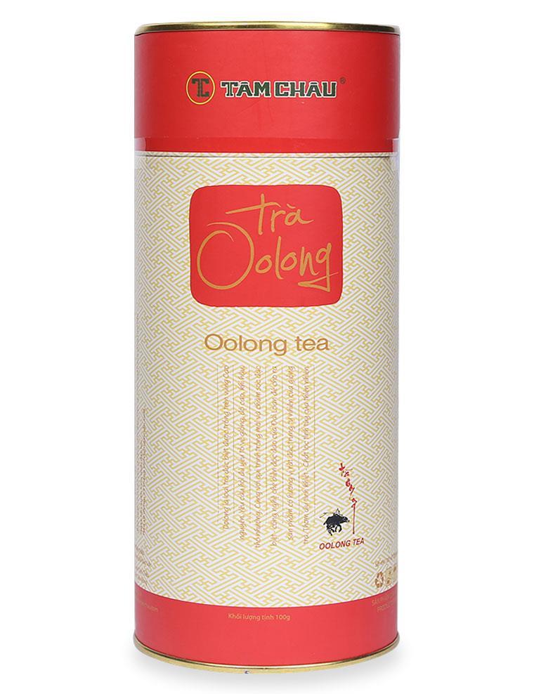 Trà Oolong lon giấy Tâm Châu 100g