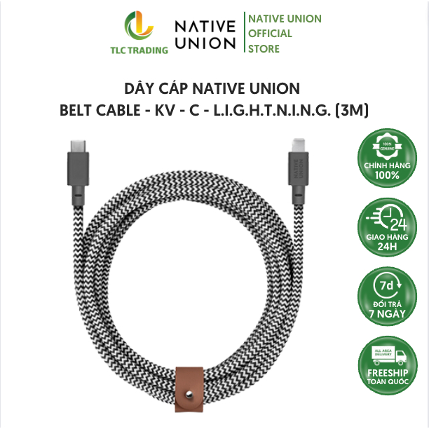 Dây Cáp Native Union BELT CABLE-KV-C-LIGHTNING (3M)