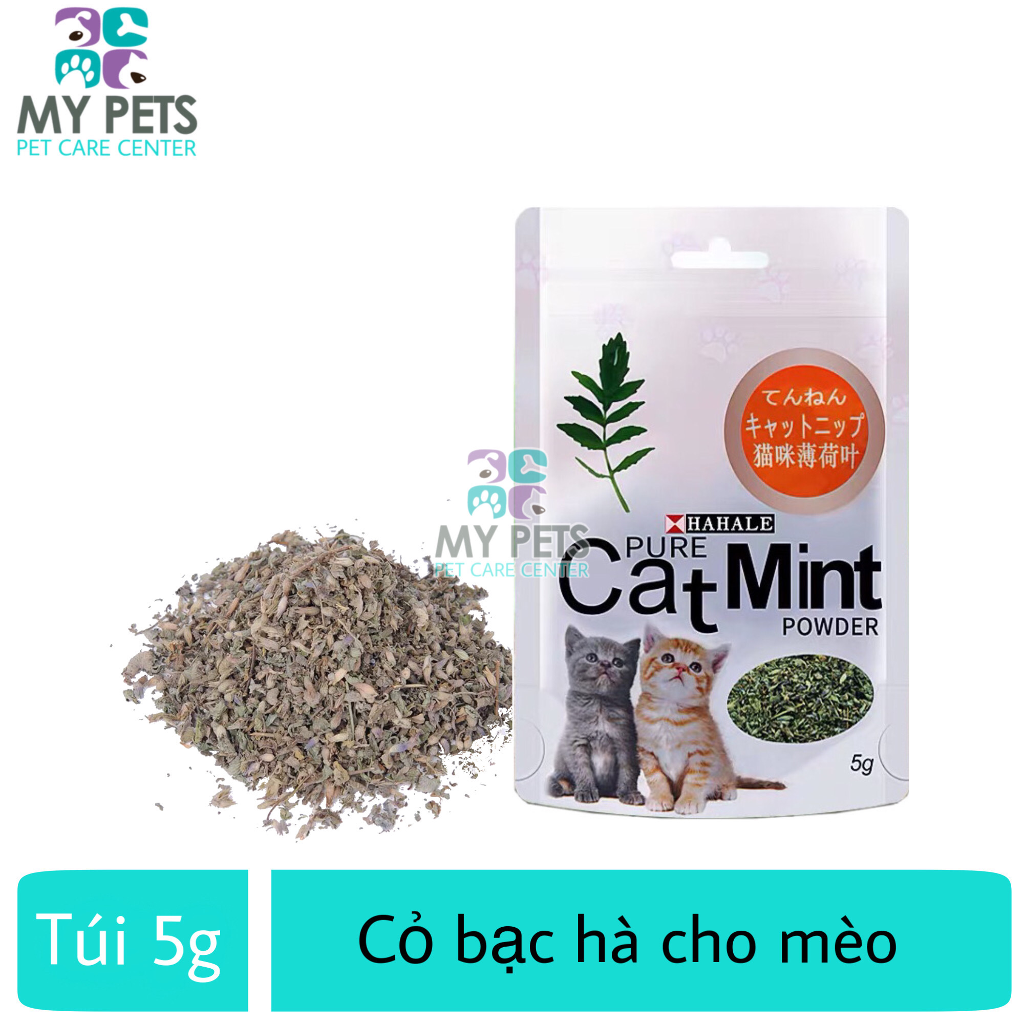 Túi cỏ bạc hà Catnip dành cho mèo dạng búp giúp mèo thư giãn và tiêu hóa tốt - Túi 5g