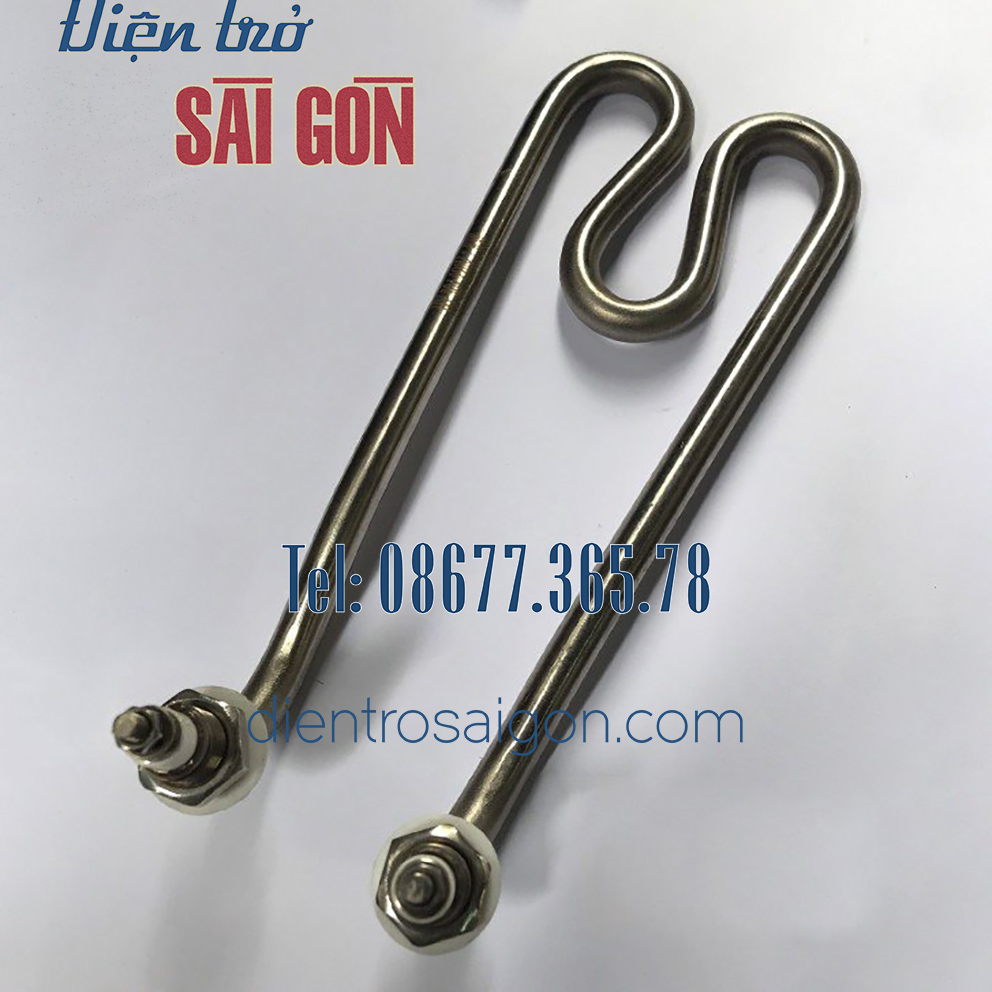 Điện trở U quỳ, thanh nhiệt u chân quỳ chất liệu inox 304 cho nồi hấp dụng cụ y tế