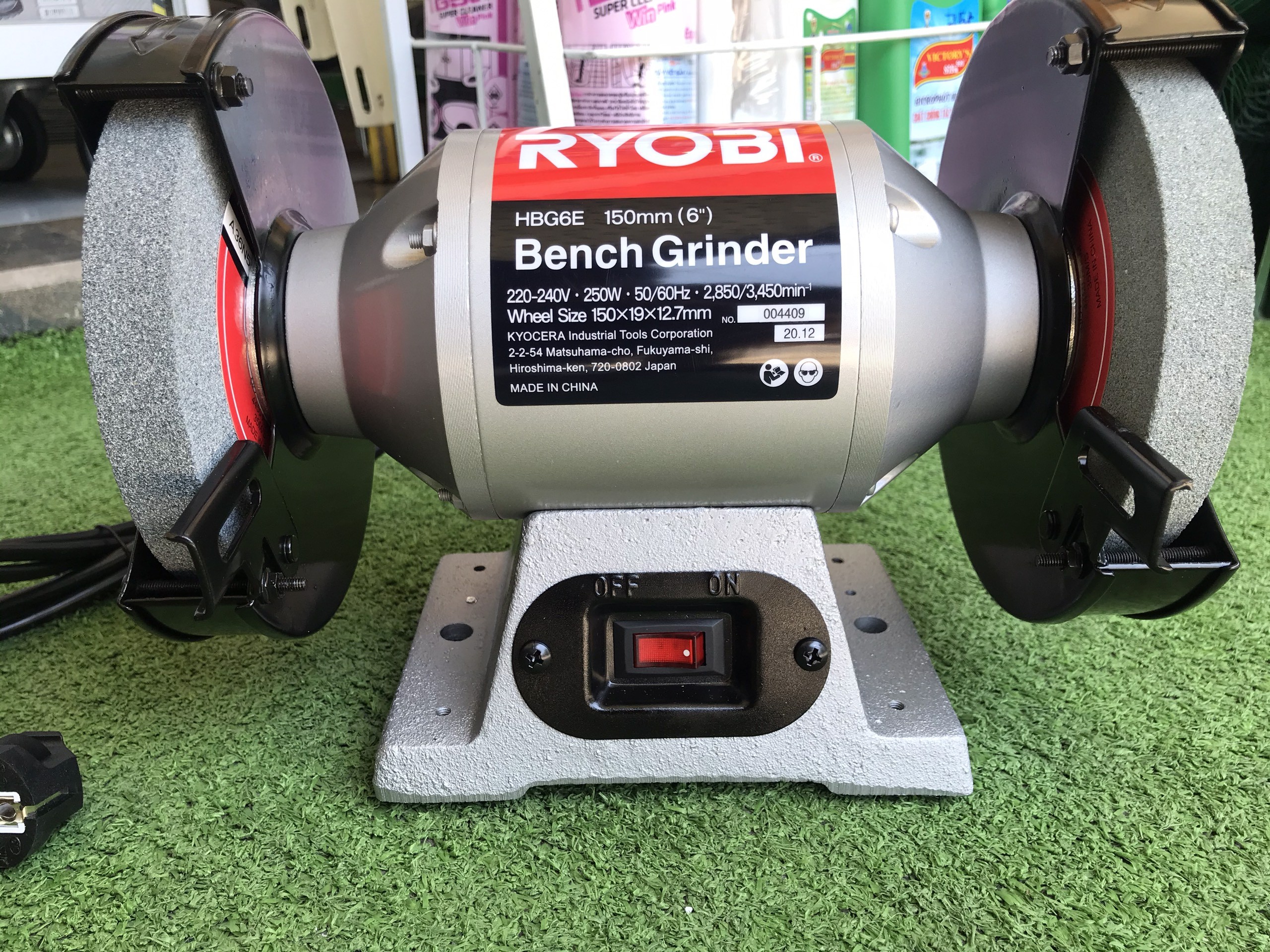 Máy mài 2 đá 150mm ryobi hbg-6e