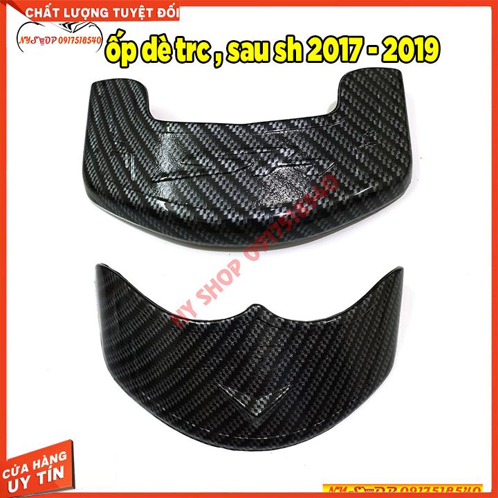 ỐP MŨI DÈ TRƯỚC SAU CARBON CHO SH 2017 - 2019 LOẠI 1