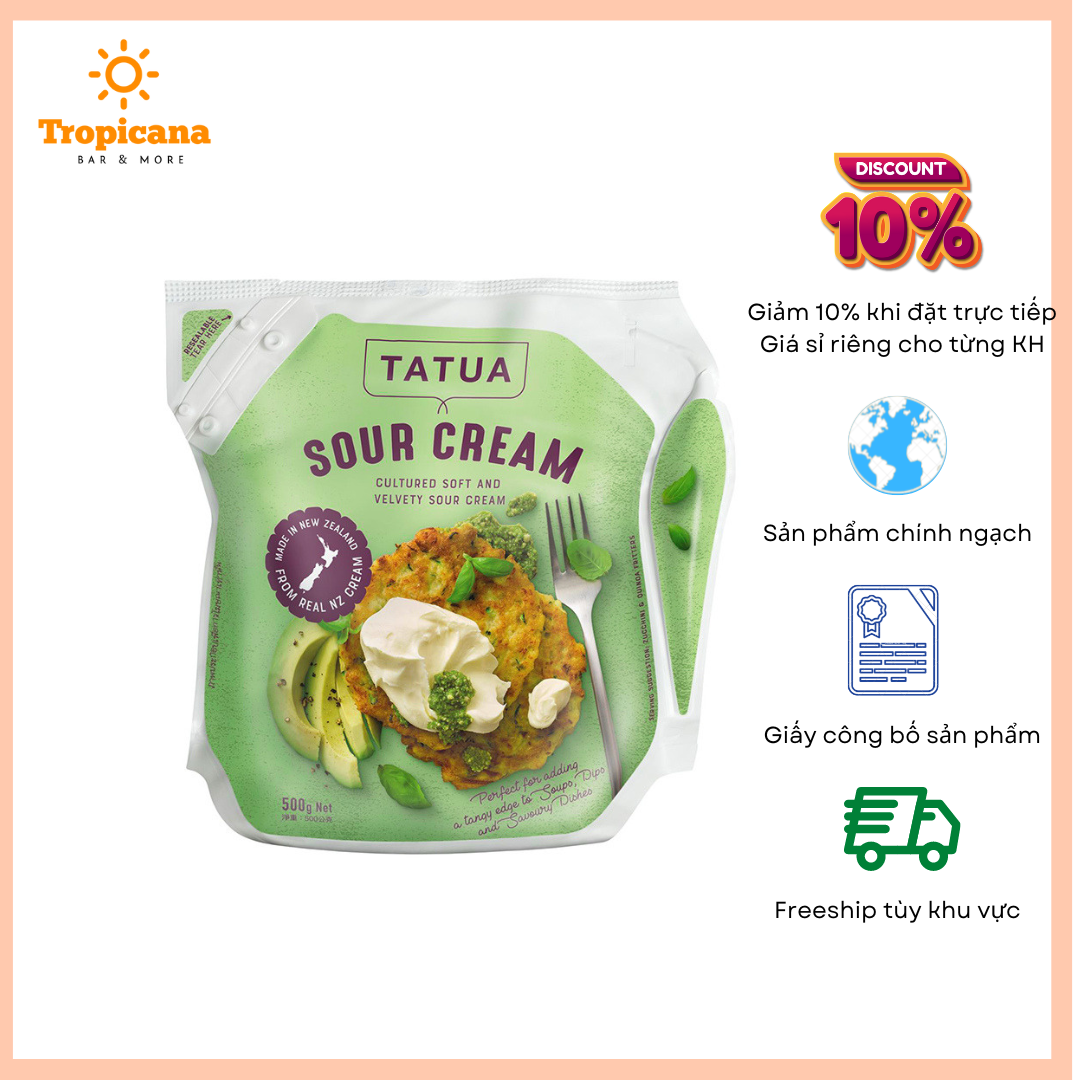 Kem chua Sour cream Tatua 500g