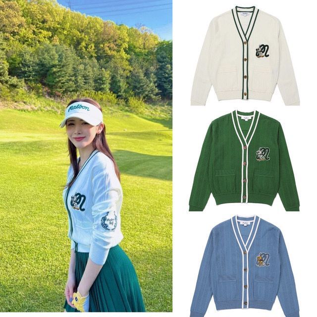 Áo golf nữ malbon chất liệu len mềm mại