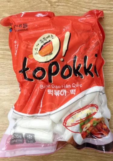500g bánh gạo tokbokki Hàn Quốc truyền thống dạng thỏi