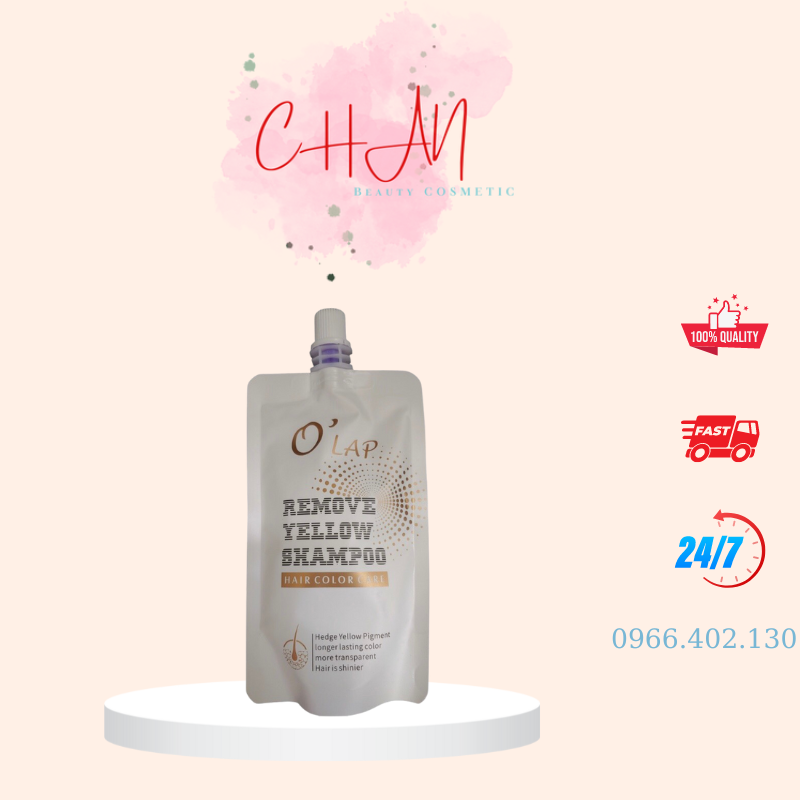 Dầu gội tím khử vàng OLAP giữ màu nhuộm tại nhà chính hãng