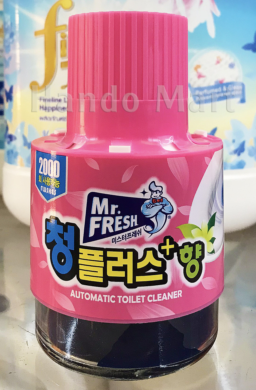 Cốc thả bồn cầu tẩy xanh toilet Mr Fresh - Hàn Quốc 180g hương Ly