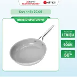 (Chỉ 25-29.06)Chảo inox nguyên khối phủ sứ an toàn EL-2865CG