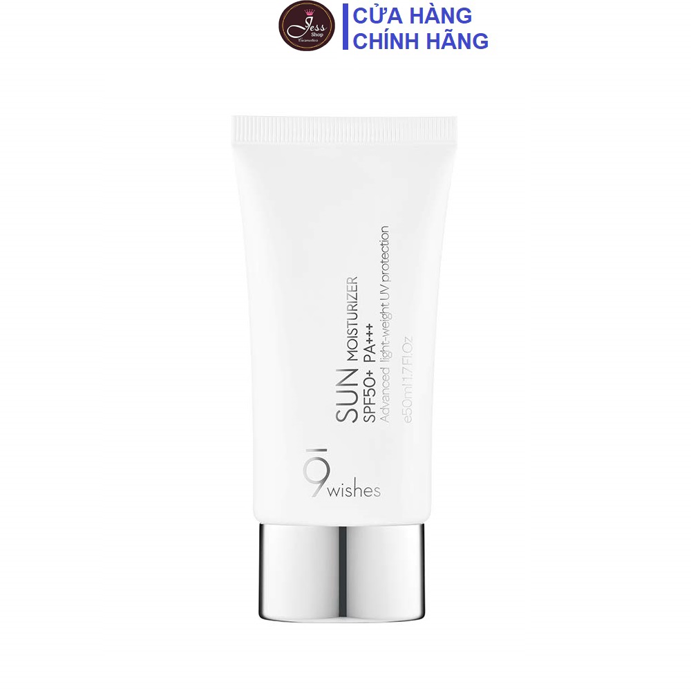 Kem Chống Nắng 9Wishes Sun Moisturizer SPF50+ PA+++ 50ml