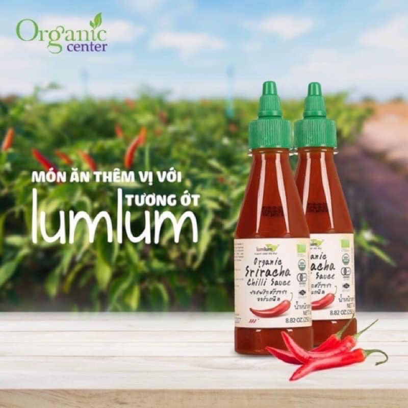 Tương ớt Sriracha-lumlum hữu cơ 250g