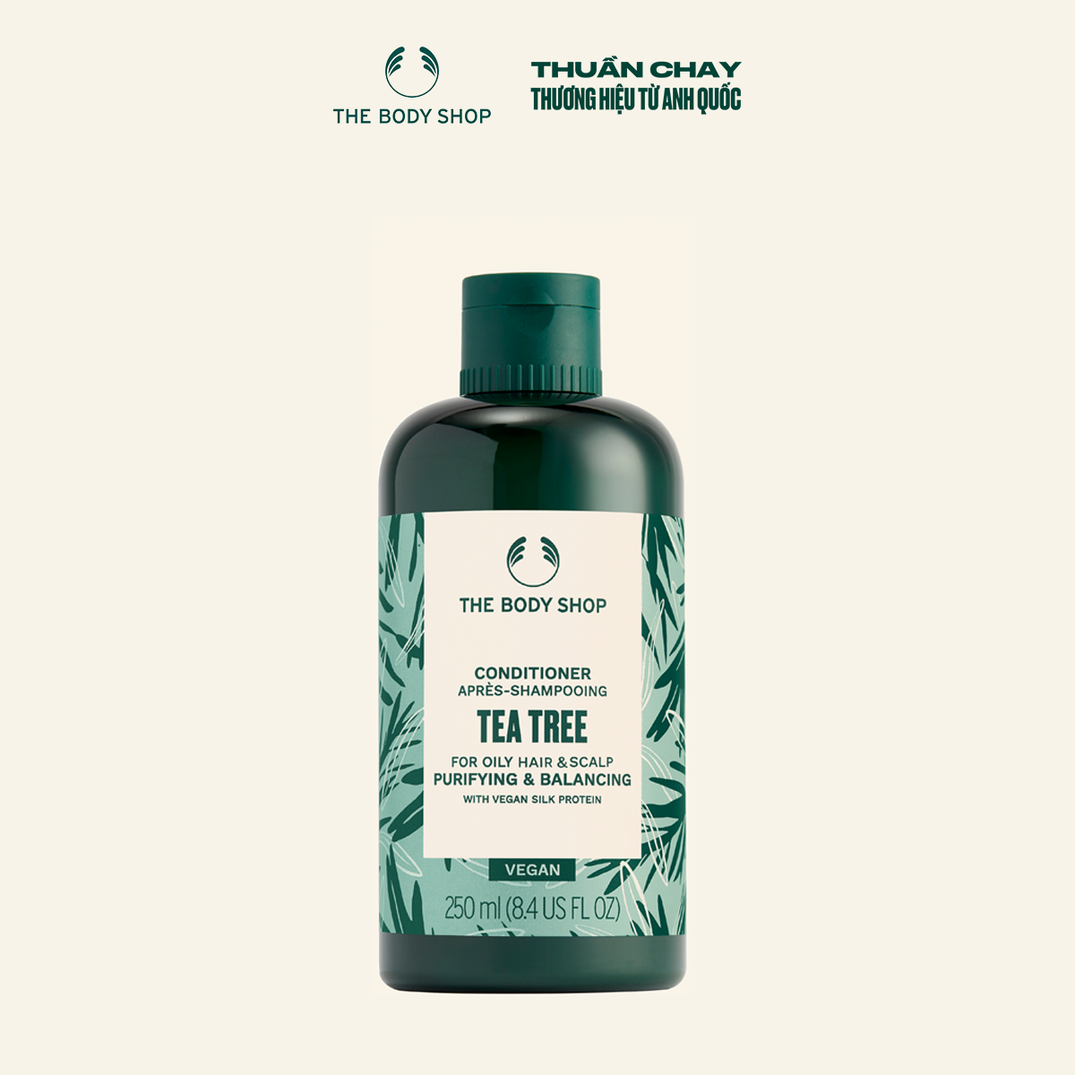 Dầu Xả Tràm Trà Tea Tree Purifying and Balancing Conditioner 250ml The Body Shop