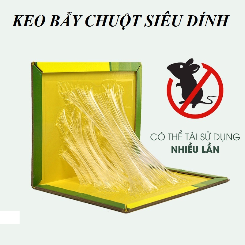 Keo bẫy chuột Mouse & Rat Glue Traps siêu dính có thể tái sử dụng