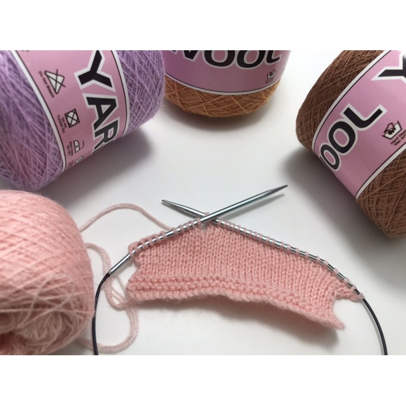 Wool yarn bảng 2, len mềm mại , bông xốp , sợi nhỏ đan siêu mịn thích hợp với em bé hay người có da nhạy cảm