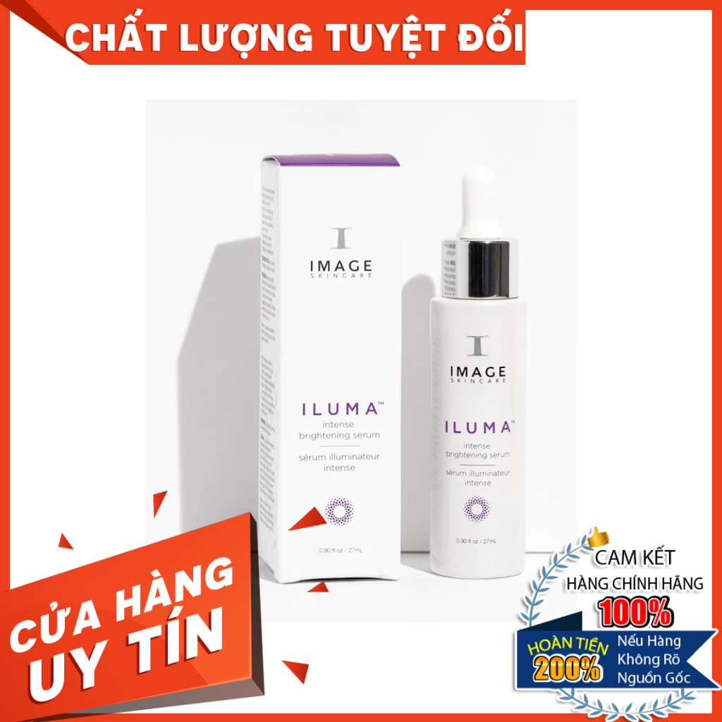 Hàng công ty - serum làm trắng sáng da mờ thâm sạm nám image skincare iluma intense brightening serum