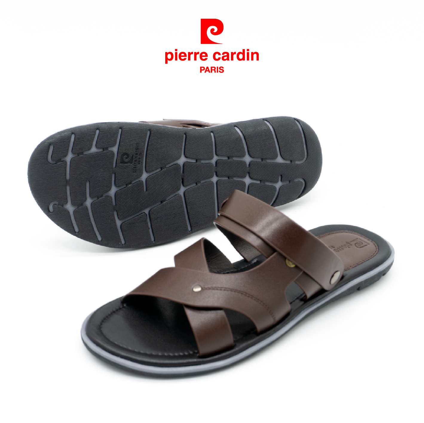 Sandal nam Pierre Cardin màu nâu PCMFWL132