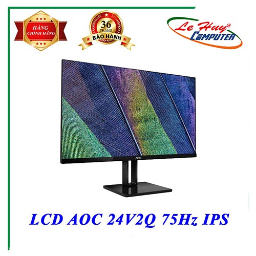 Màn hình máy tính aoc 24v2q 24 inches ips fhd 75hz -