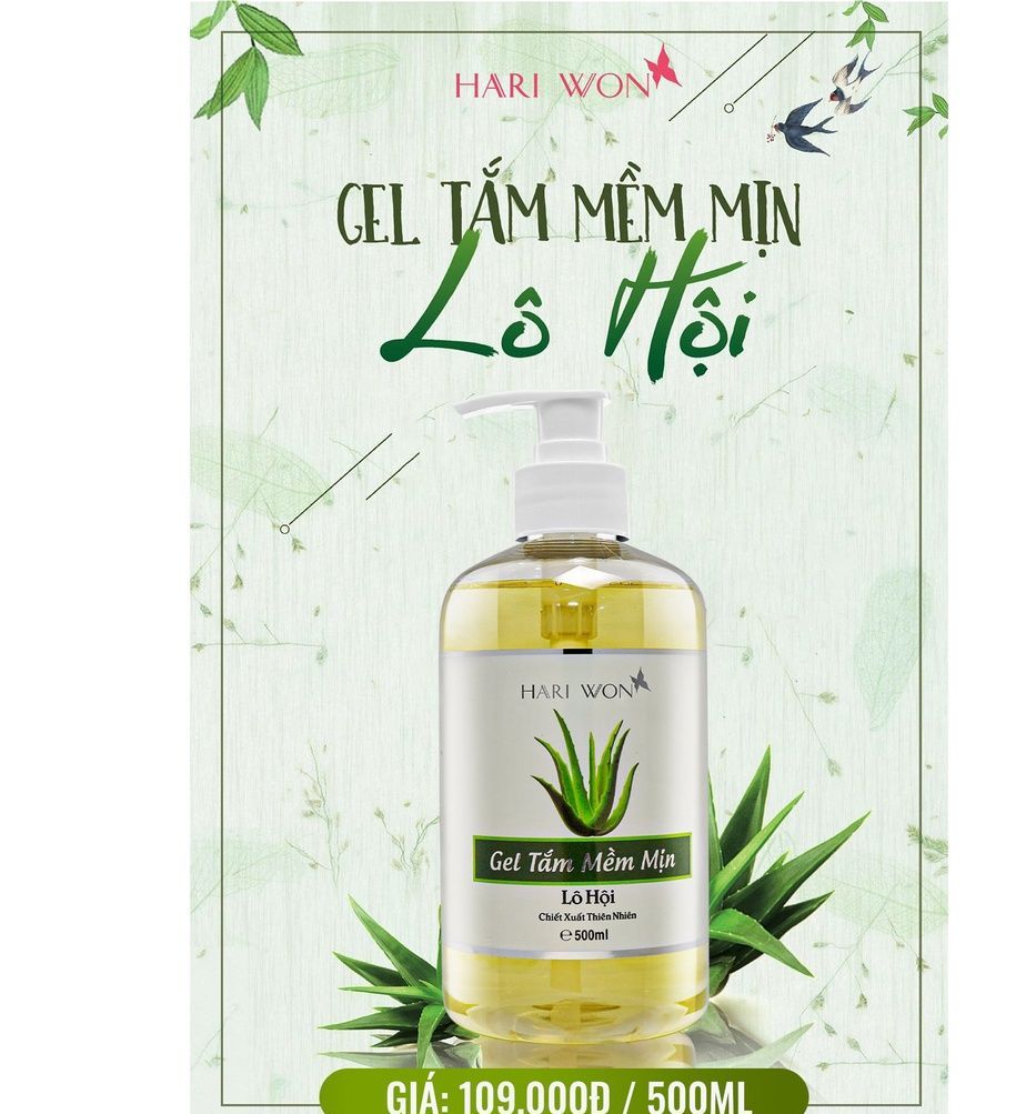 sữa Tắm Trắng Mịn Da  Hari Won.mua 2 tặng 1.gel tắm toàn thân