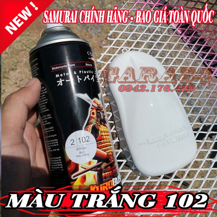 Sơn samurai màu trắng tinh 102