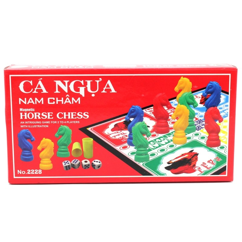 Bộ cờ cá ngựa nam châm size to kt:35x35