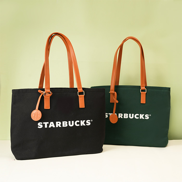 Túi Tote Starbucks Canvas 12 Oz Black