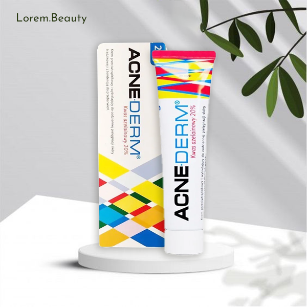  Kem giảm Mụn và thâm Acne Derm 20% Azelaic Acid tuýp 20g 