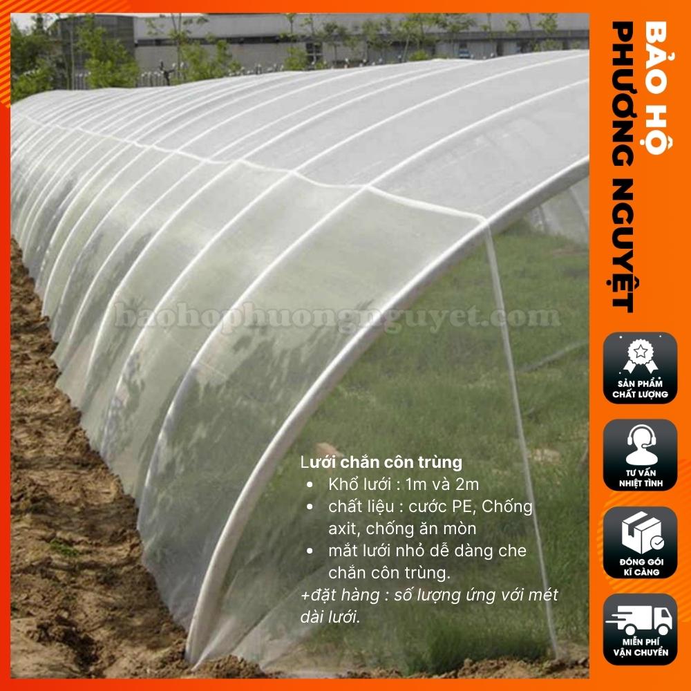 Lưới Chắn Côn Trùng lưới chắn muỗi cho nhà ở, lưới che chắn vườn rau quả khổ 1m, khổ 2m theo mét tới