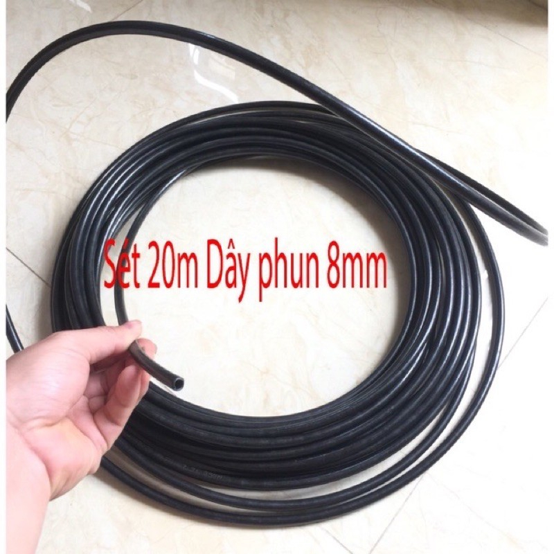 Chia sẻ: 0 20m dây ống phun sương 8mm chất lượng cao