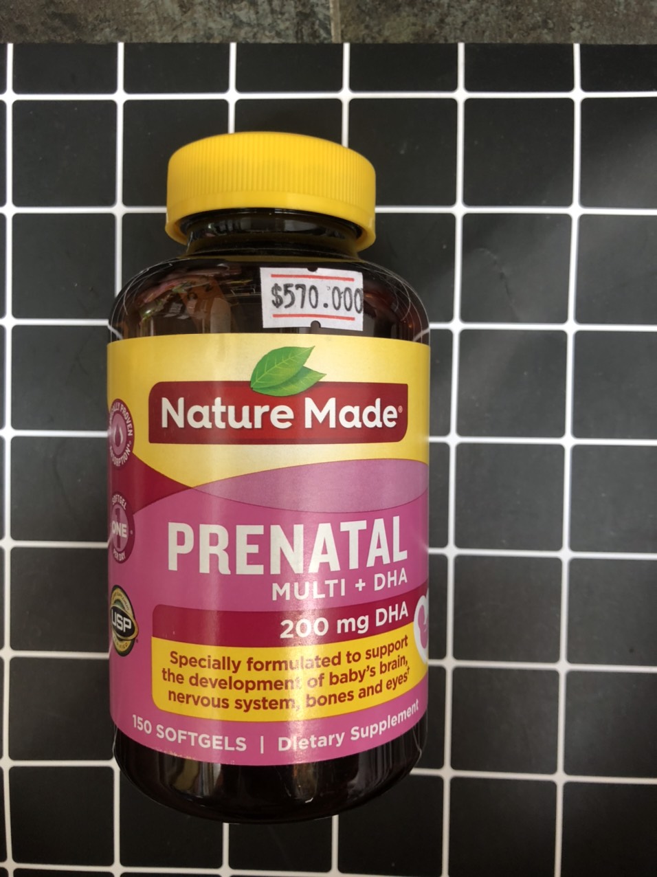 Nature made Prenatal Multi DHA - sản phẩm bổ sung vitamin cho bà bầu