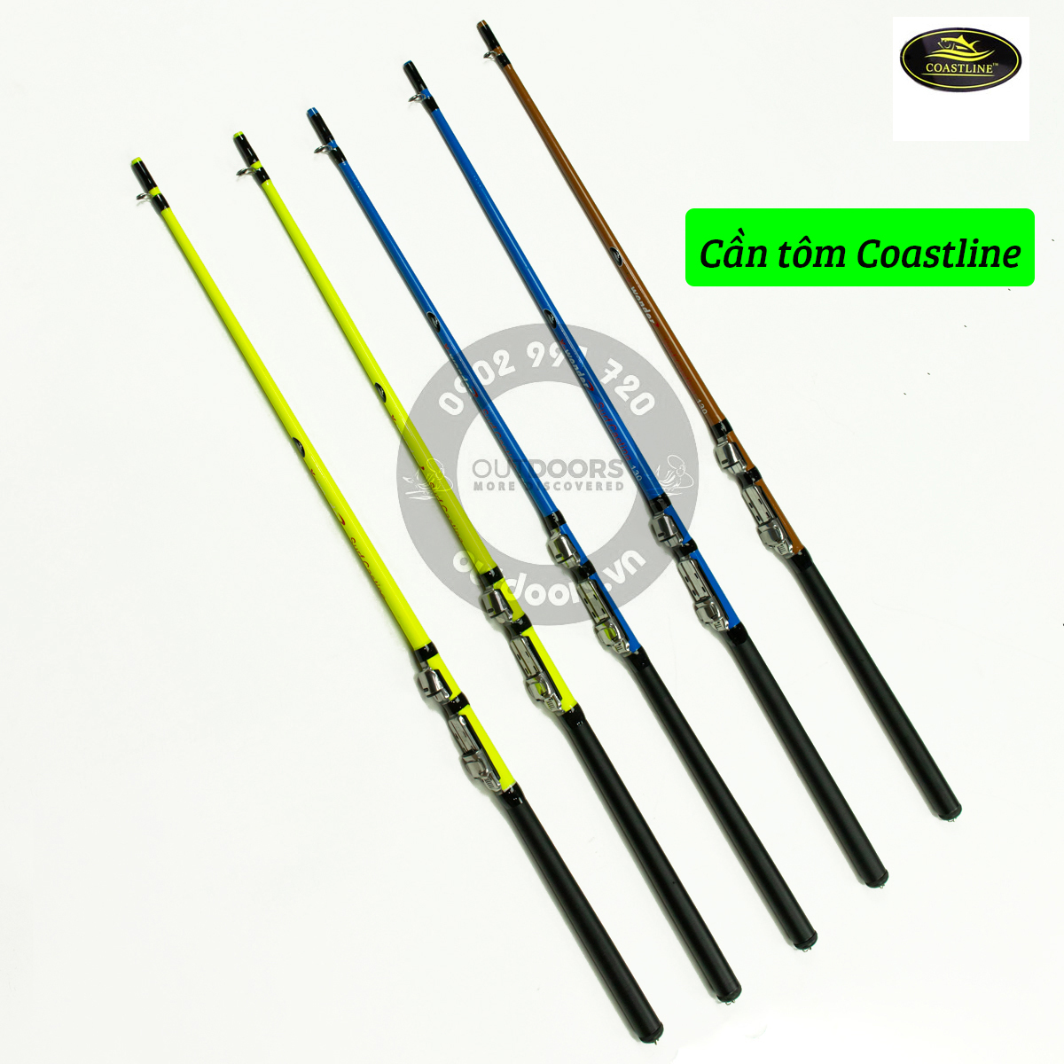Cần câu tôm Coastline X-Wonder Surf Casting 1m3/ 1m5/ 1m8/ 2m1 (đọt đặc)