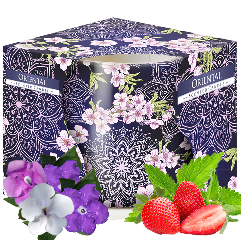 Ly nến thơm tinh dầu Bispol Oriental 100g - Tinh dầu nến thơm thiên nhiên giúp thơm phòng, khử mùi, nến trang trí. Sáp thơm phòng ngủ, nến cao cấp nhập khẩu
