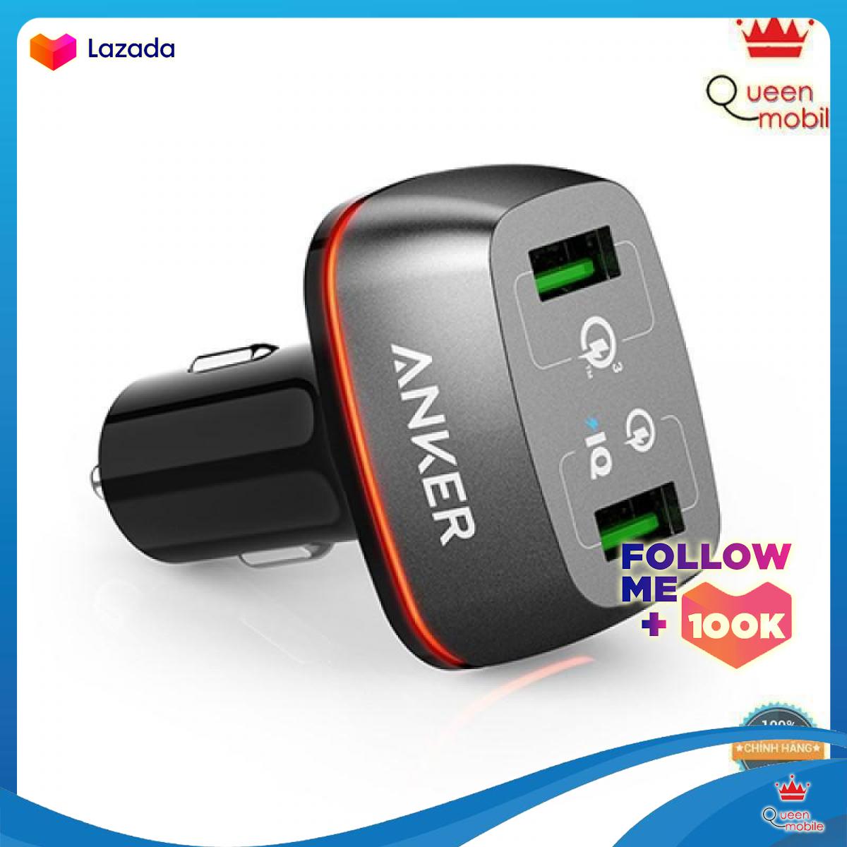 [HCM]Sạc ô tô  PowerDrive+ 2 cổng 42w có Quick Charge 3.0