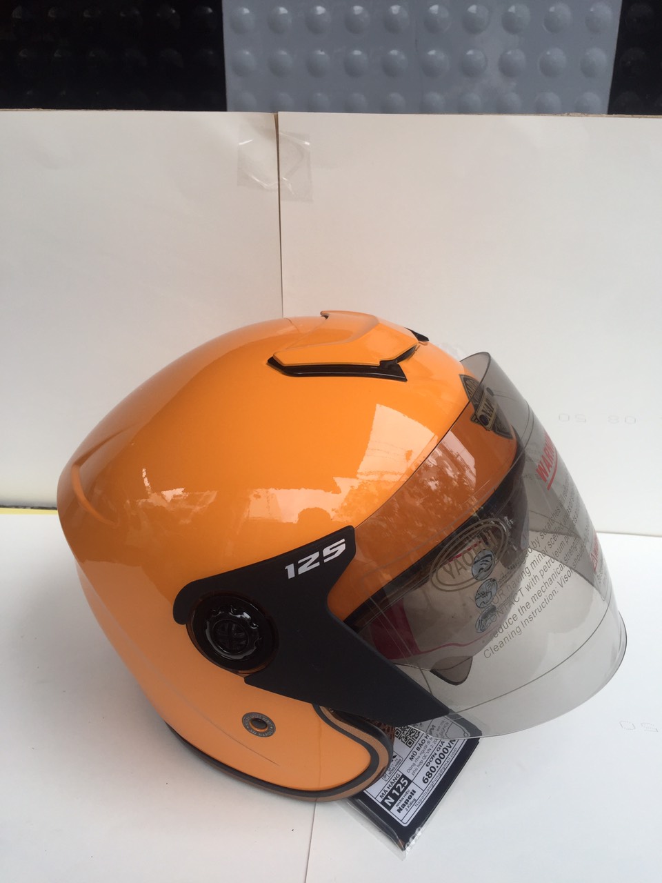 [HCM]Nón Bảo Hiểm Phượt Mẫu Mới - Mũ Bảo Hiểm Napoli 3/4  2 Kính  lót nâu ( đủ màu )Sản Phẩm Chất Lượng Gian Hàng Uy Tín Giá Cả Cực Tốt Mua Ngay.