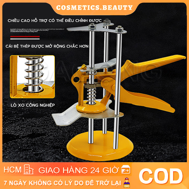 Kích nâng gạch ốp lát tường Thép - con đội kê gạch men ốp tường Loại 3 trụ