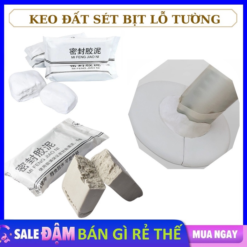 Đất Sét Xi Măng Dẻo Bịt Lỗ Điều Hòa Chống Thấm ,Ngăn Con Trùng Tiền Lợi Keo Bùn Bịt Lỗ Ống Máy Điều Hòa Bịt Lỗ Chuột Trám khe hở tường Chống Thấm Dột
