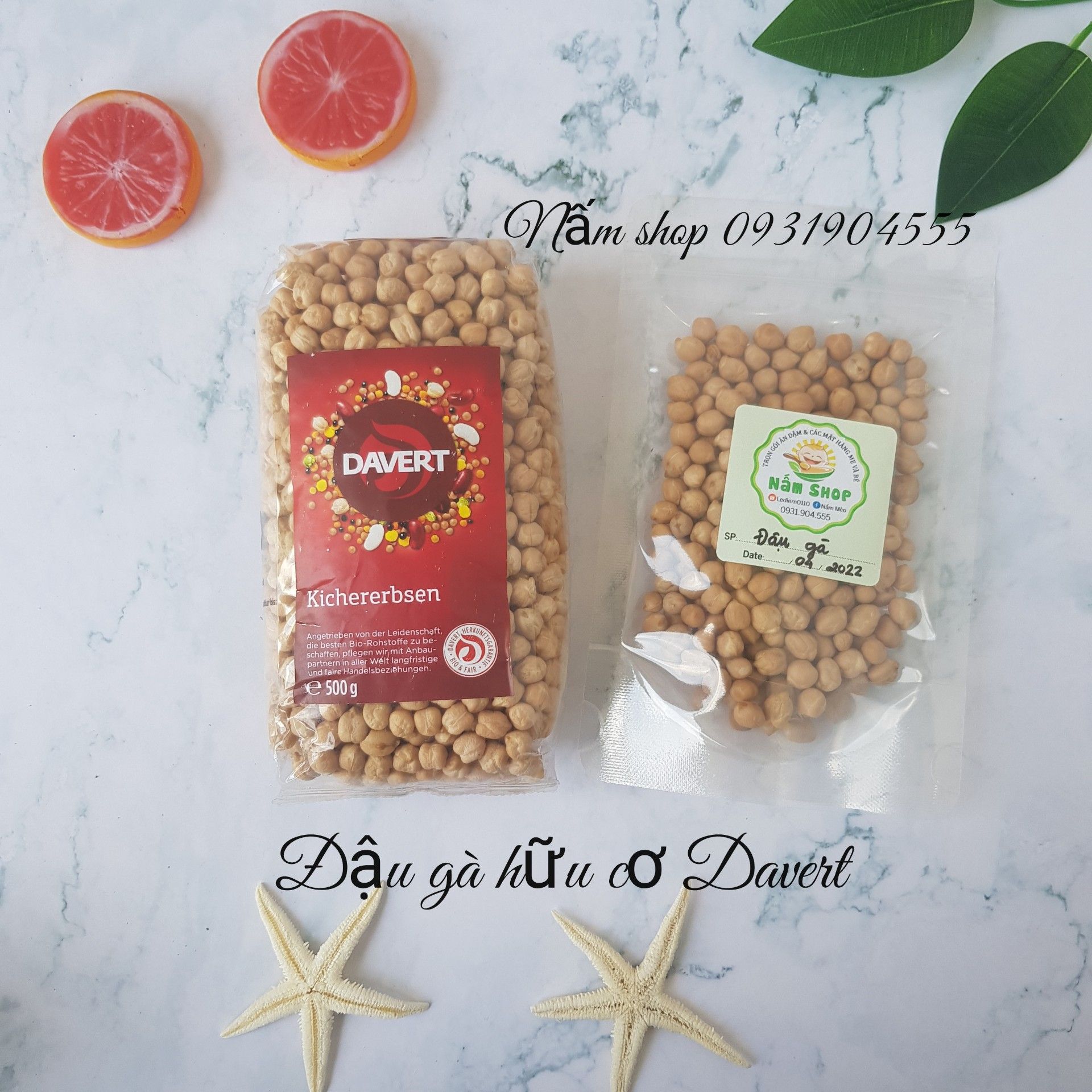 Đậu gà hữu cơ davert 100g - 500g