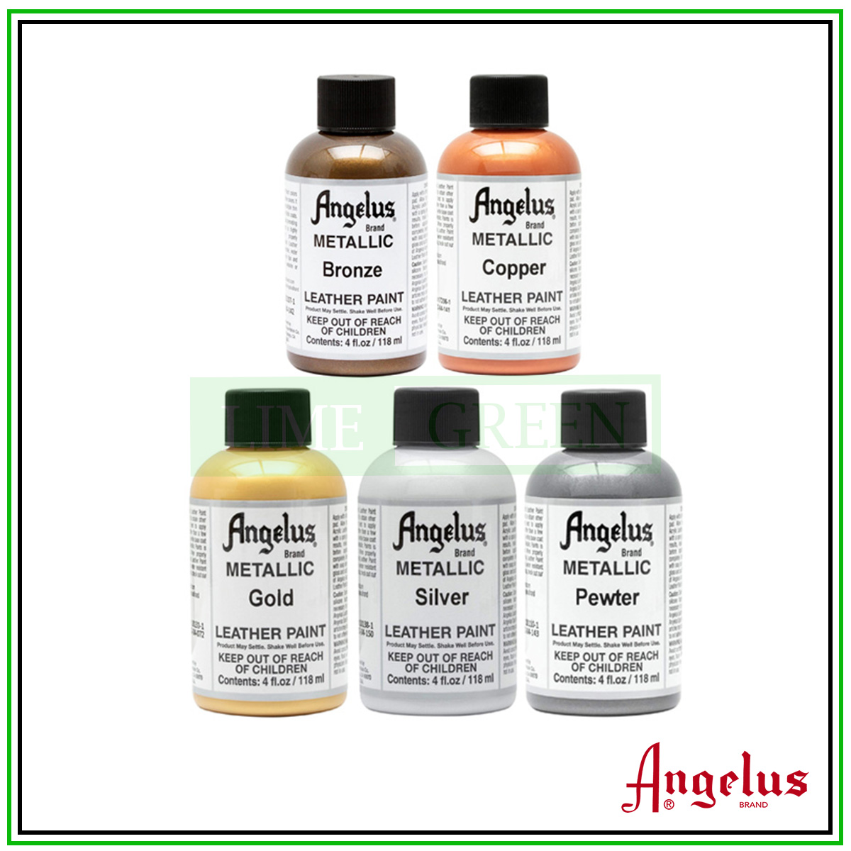 Màu metallic chính hãng angelus acrylic leather paint
