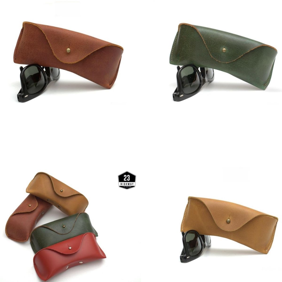 [HCM]Bao Đựng Mắt Kính Da Bò Cao Cấp Thương hiệu Highway23