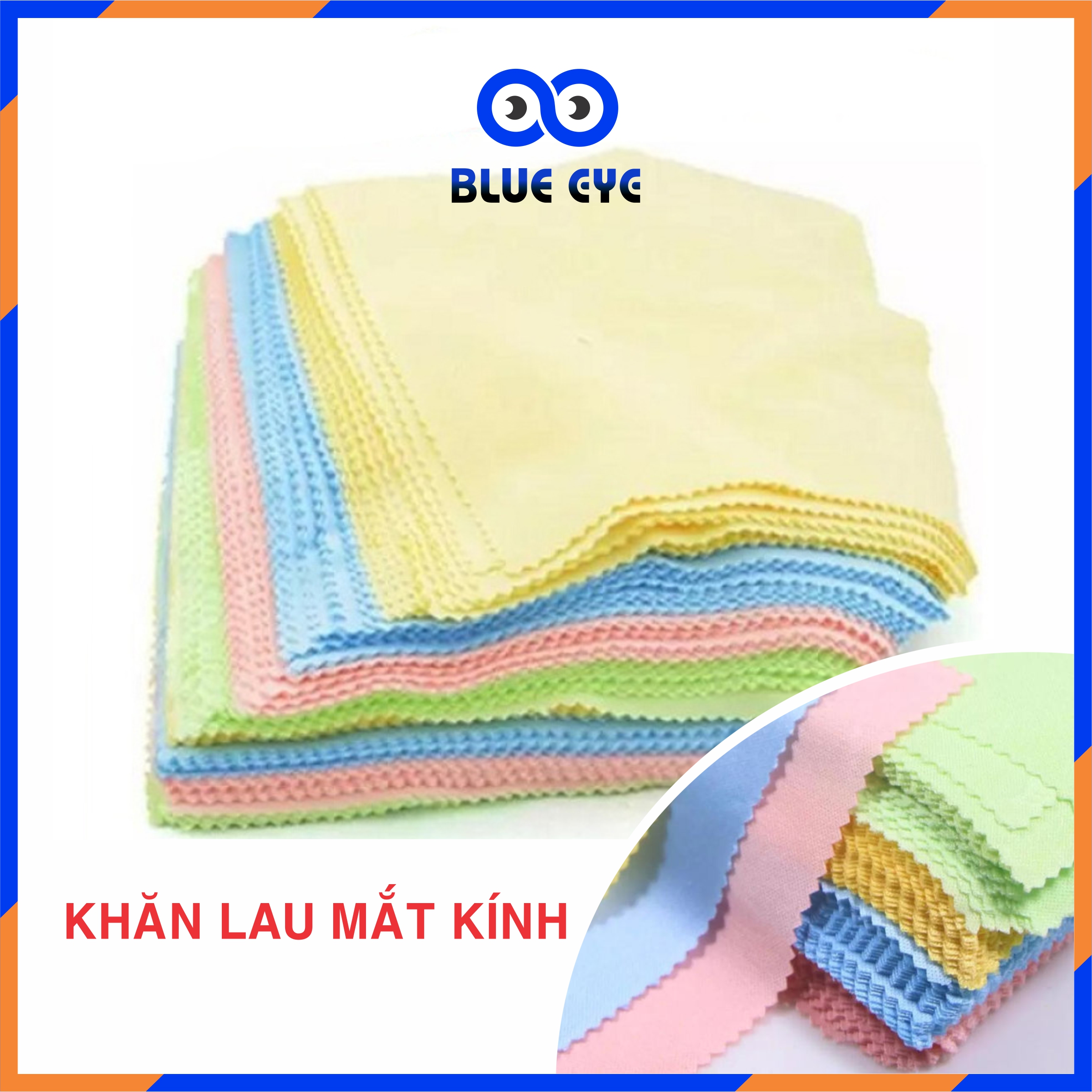 Khăn lau kính đa năng chuyên dụng - Lau mắt kính & mặt kính điện thoại