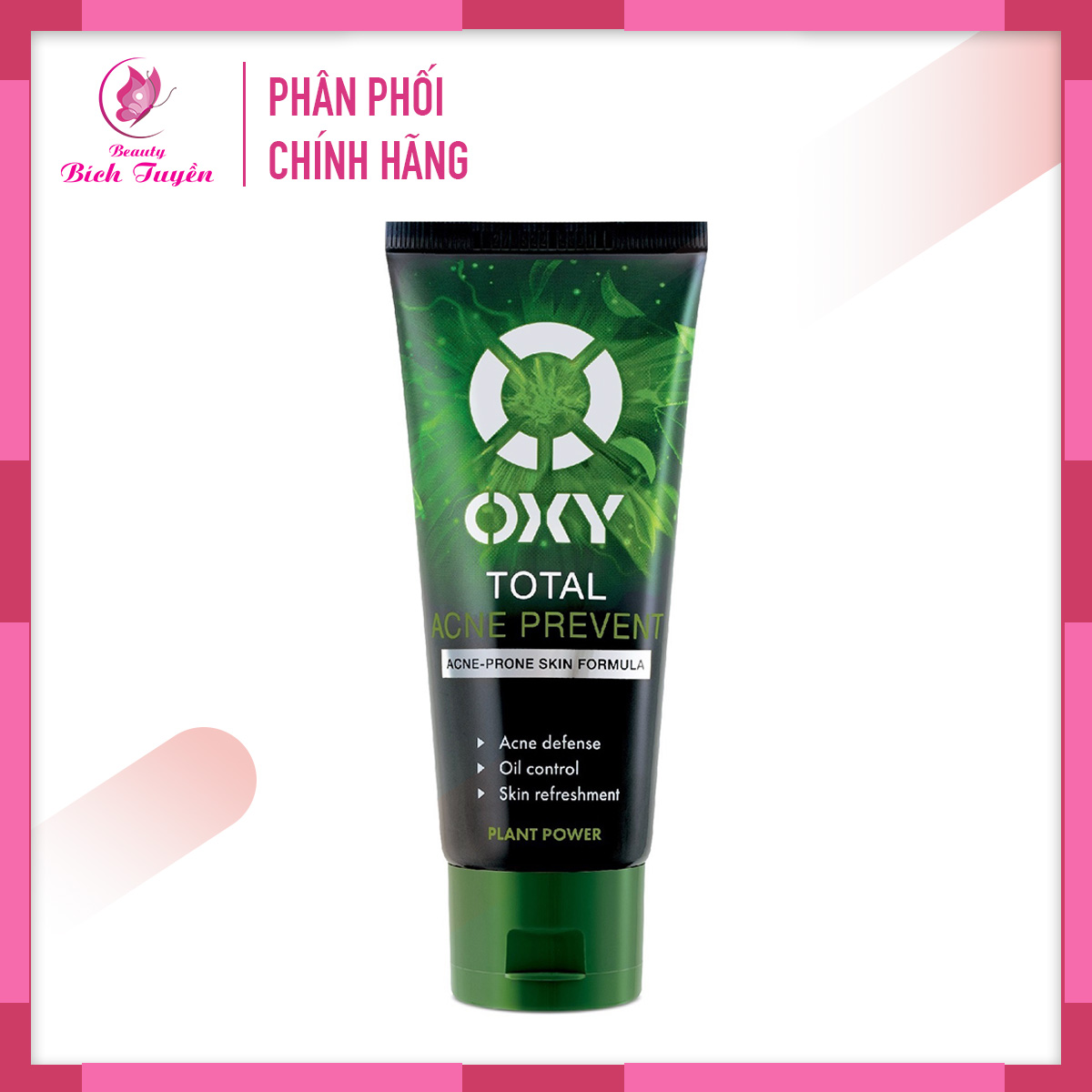 Kem sữa rửa mặt oxy total acne prevent ngừa mụn-kháng khuẩn-kiểm soát nhờn 100g