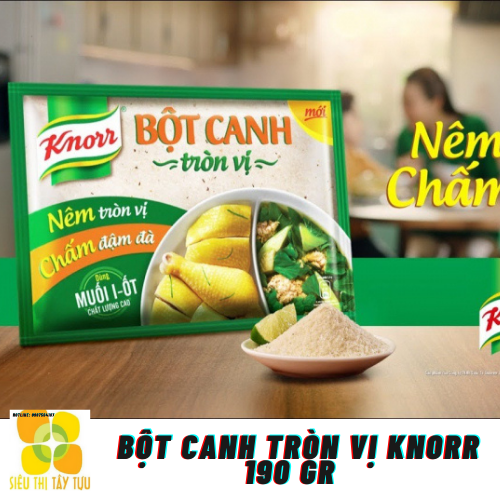 Bột canh tròn vị knorr 190gr | siêu thị tây tựu