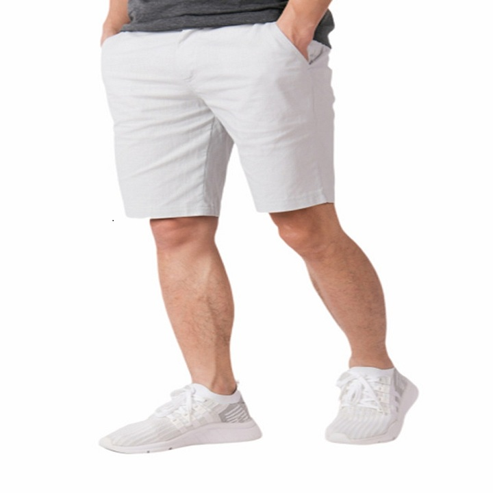 [VNXK- VẢI ĐŨI] Quần short đùi nam vải đũi mát không nhăn kéo khóa, có túi tiện lợi mẫu hot hè