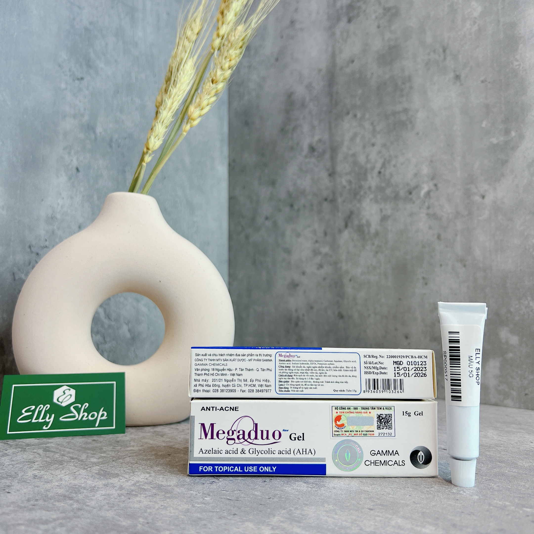 [] megaduo gel giảm mụn, giảm thâm - megaduo plus - 15g