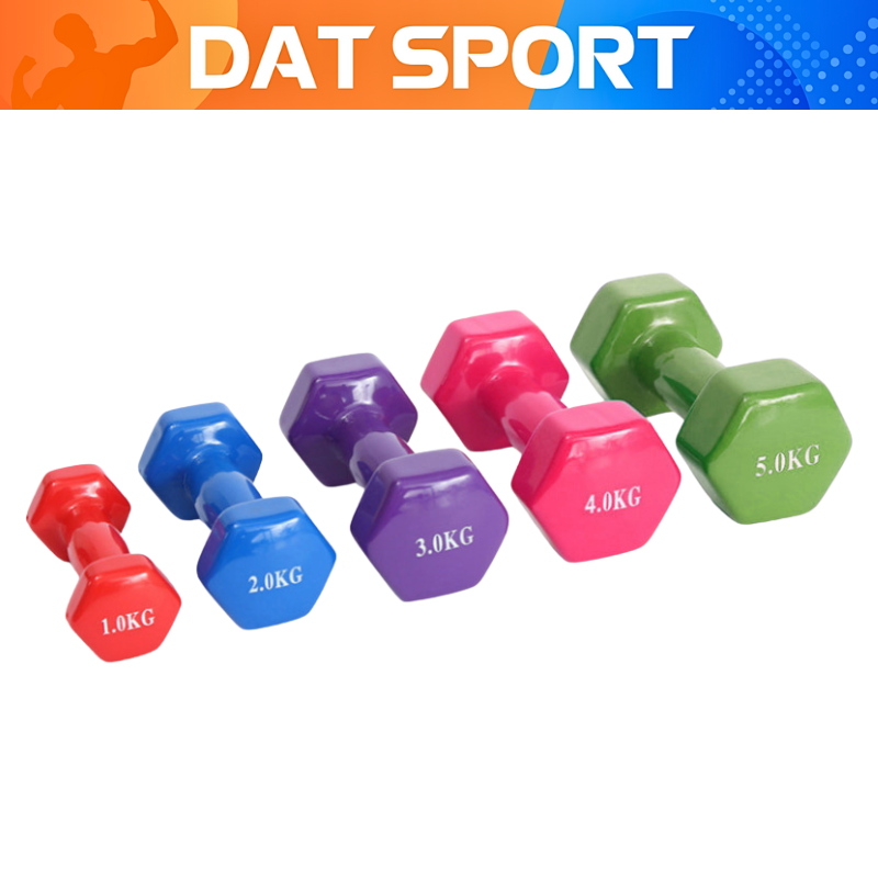 Tạ Tay Bọc Cao Su Cao Cấp - Tập Gym , Thể Thao Tại Nhà , Phòng Tập