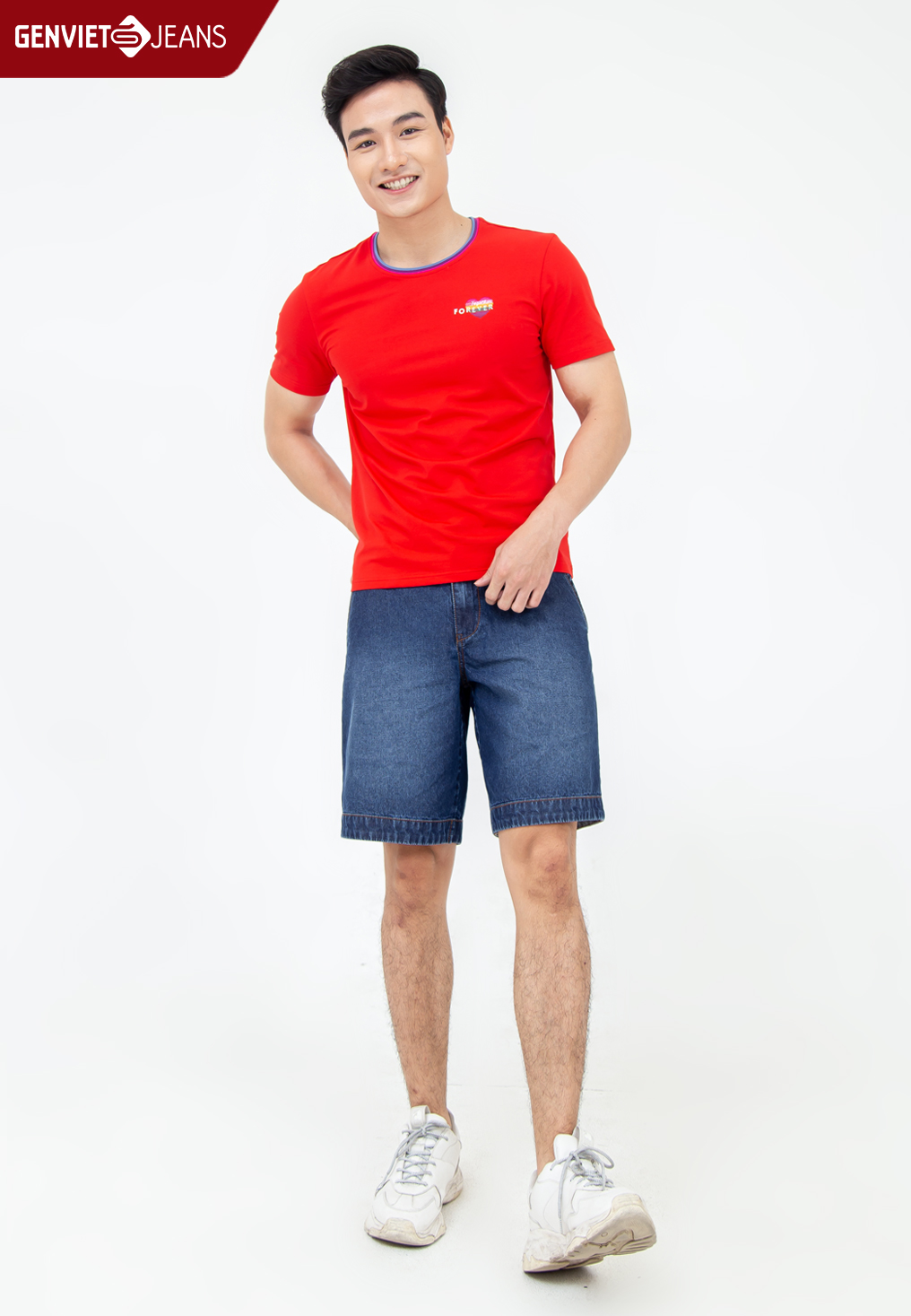 Áo thun nam cộc tay x4321t2094 genviet jeans