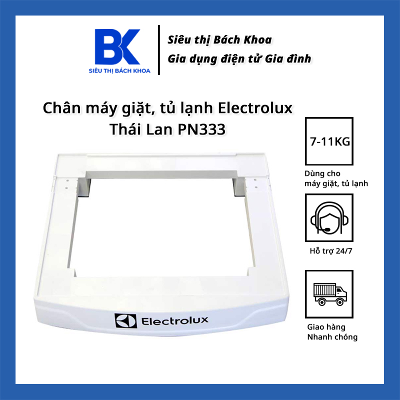 Chân máy giặt, tủ lạnh Electrolux Thái Lan PN333 - Chân đế nhựa cao cấp chống rung lắc