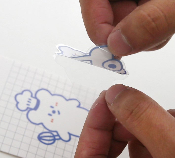 Bộ Sticker hình Thỏ Béo - Gấu dễ thương trang trí sổ, laptop, điện thoại, nhán dãn trang trí